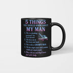5 Things About My Man - Tow Truck Operator Funny T-Shirt, Hoodie & More - grunx260804-0009