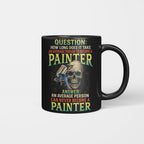 Average Person Can't Be Painter Apparel - Skull Spray Gun T-Shirt Hoodie & More - grunx260804-0234