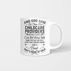 And God Said Let There Be Childcare Providers - Apparel T-Shirt, Hoodie & More - grunx260804-0167