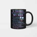 5 Things You Should Know About My Man - HVAC Tech Funny T-Shirt Hoodie & More - grunx260804-0030