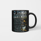 5 Things Bartender Apparel - Funny Bar Staff T-Shirt, Hoodie & More - grunx260804-0017