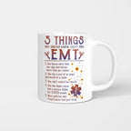 5 Things EMT Warning Apparel - Funny List T-Shirt, Hoodie & More - grunx260804-0019