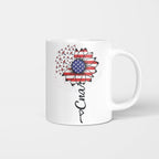 American Flag Flower CNA Apparel - Patriotic Heartbeat T-Shirt, Hoodie & More - grunx260804-0147