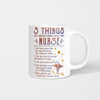 5 Things Nurse Warning Apparel - Funny Quote T-Shirt, Hoodie & More - grunx260804-0020