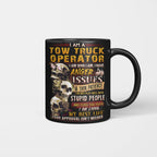 Anger Issues Tow Truck Operator Apparel - Skull Attitude T-Shirt, Hoodie & More - grunx260804-0172