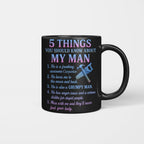 5 Things About My Man - Funny Carpenter T-Shirt, Hoodie & More - grunx260804-0003