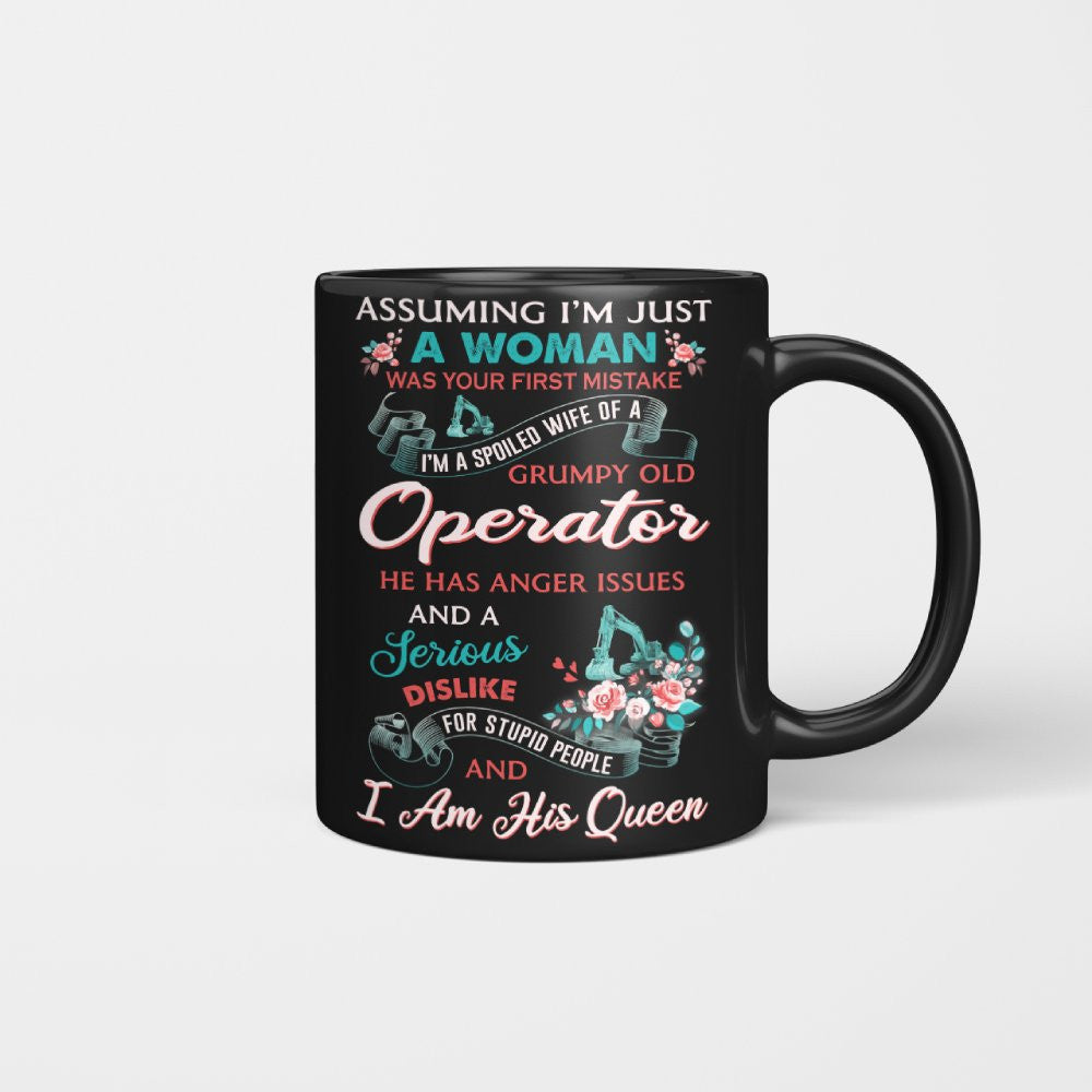 Assuming I'm Just A Woman - Operator Wife Pride T-Shirt, Hoodie & More - grunx260804-0215