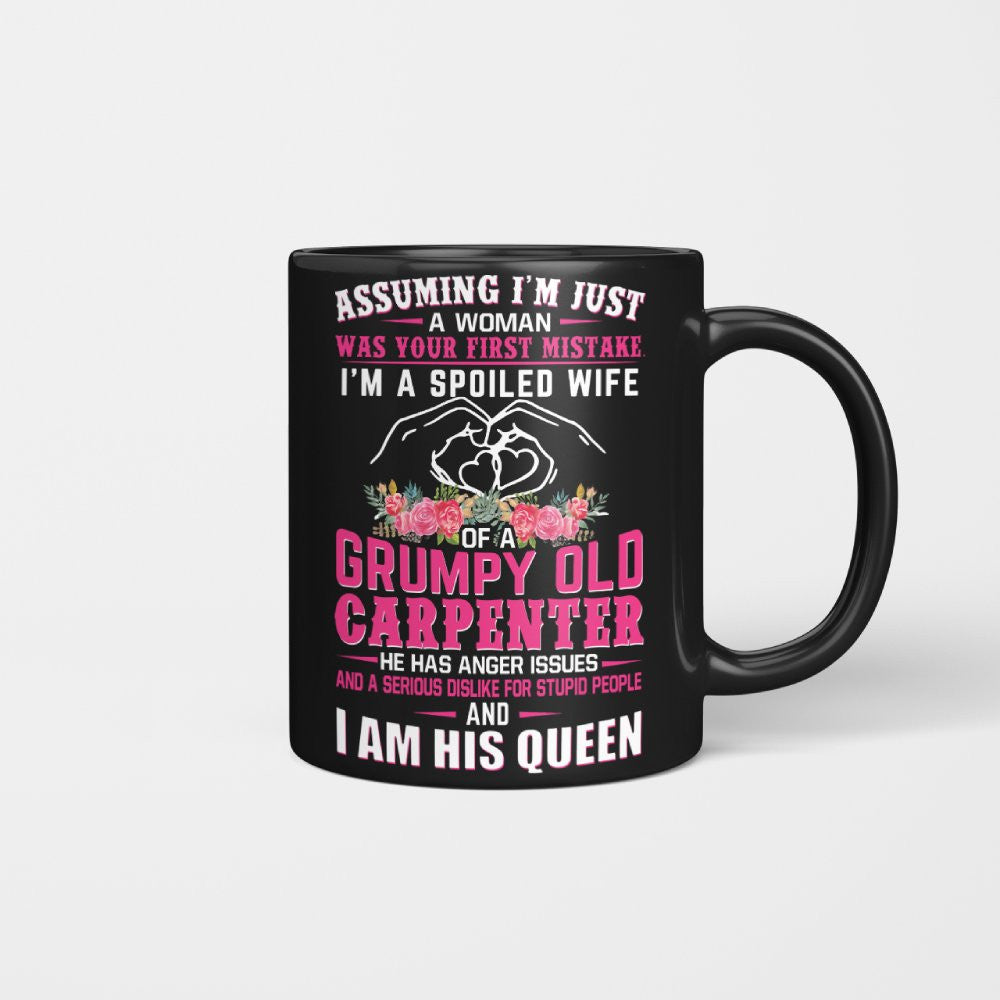 Assuming I'm Just A Woman - Carpenter Wife Pride T-Shirt, Hoodie & More - grunx260804-0205