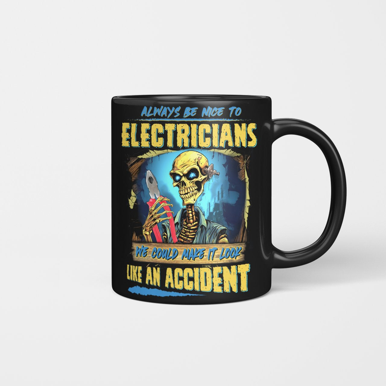 Always be nice to Electricians-Hoodie - grunx260804-0107