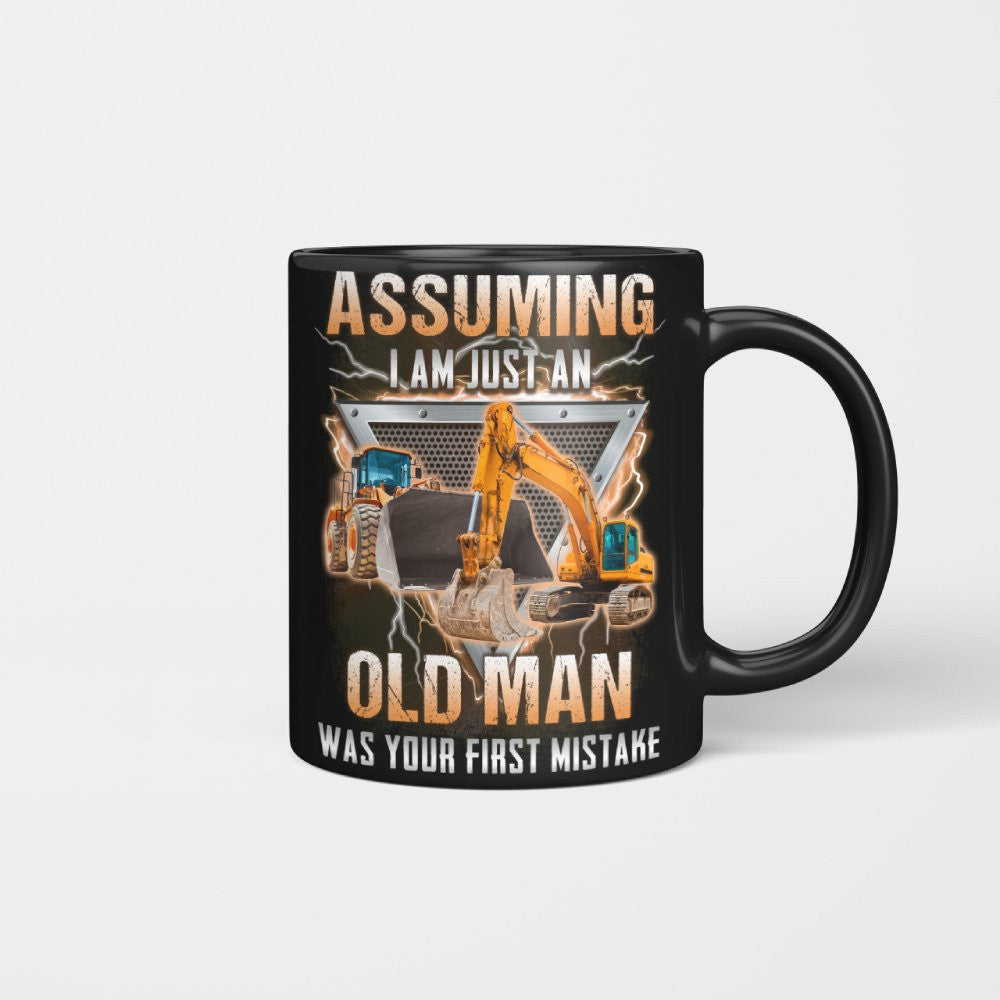 Assuming I'm Just An Old Man - Heavy Equipment Operator T-Shirt, Hoodie & More - grunx260804-0219