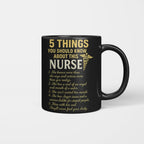 5 Things You Should Know About This Nurse - Funny Quote T-Shirt, Hoodie & More - grunx260804-0040