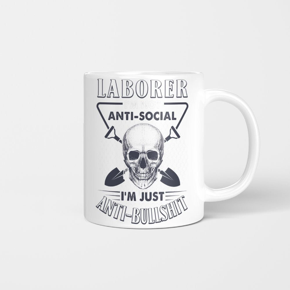 Anti-Social Laborer - Anti-Bullshit T-Shirt, Hoodie & More - grunx260804-0189