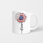 American Flag Flower Nurse Apparel - Patriotic Heart T-Shirt, Hoodie & More - grunx260804-0148