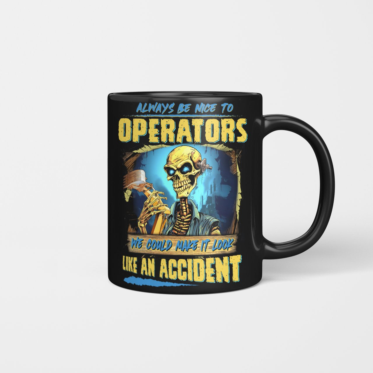 Always be nice to Operators-Hoodie - grunx260804-0116