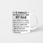 5 Things About My Mechanic Man Apparel - Funny Love Quote T-Shirt, Hoodie & More - grunx260804-0011