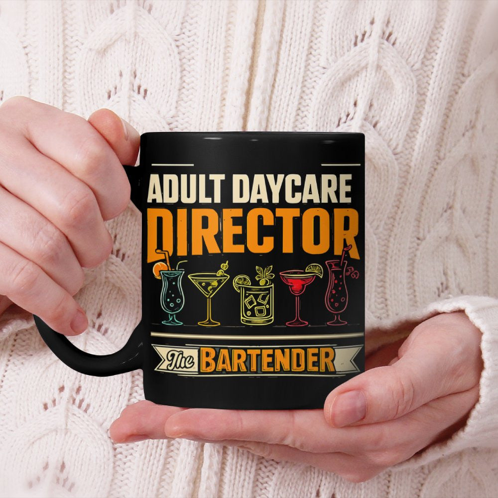 Adult Daycare Director Bartender Apparel - T-Shirt Hoodie & More - grunx260804-0078