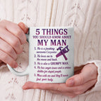 5 Things You Should Know - Carpenter Wife Funny T-Shirt, Hoodie & More - grunx260804-0041