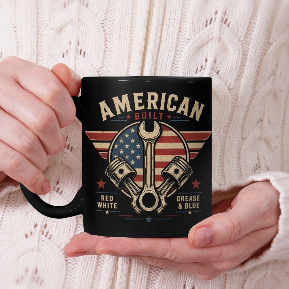 American Built Mechanic Apparel - Patriotic T-Shirt Hoodie & More - grunx260804-0120