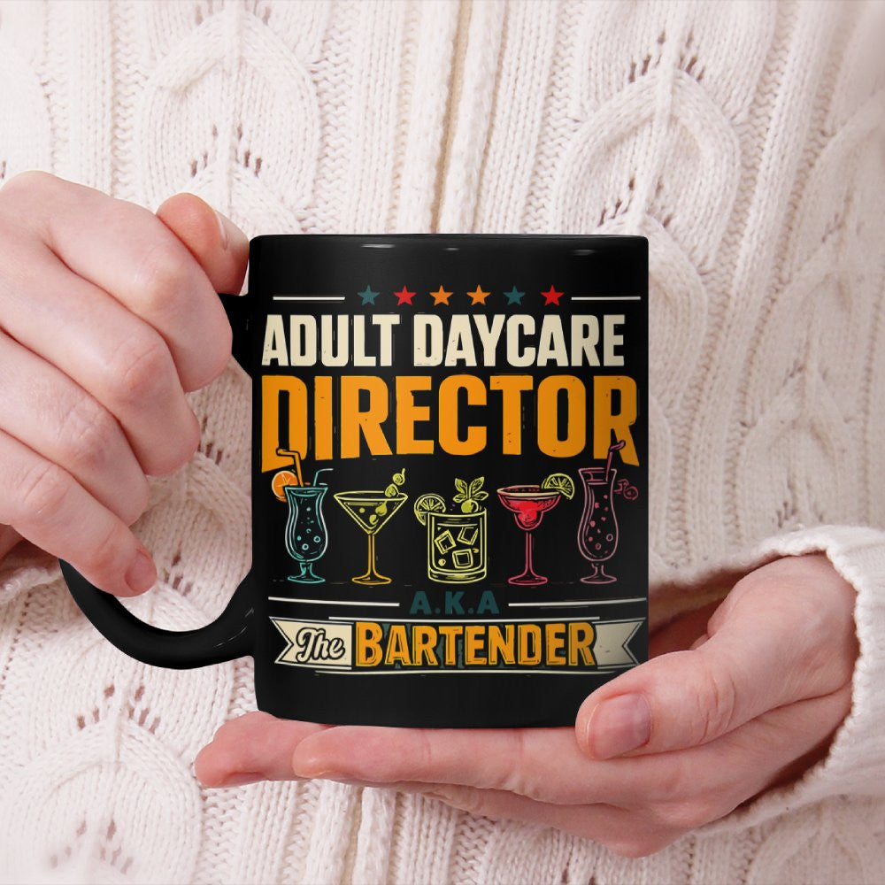 Adult Daycare Director Bartender Apparel - T-Shirt Hoodie & More - grunx260804-0077