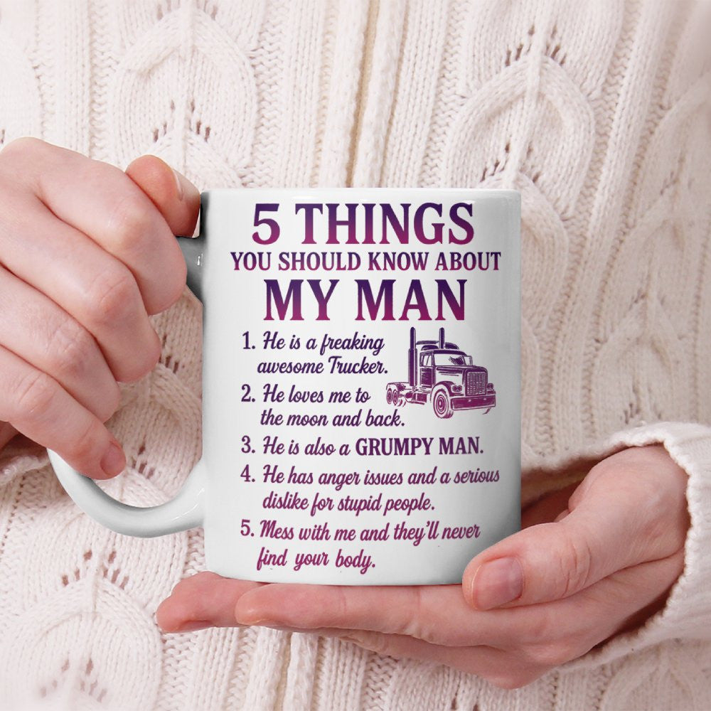 5 Things You Should Know - Trucker Wife Funny T-Shirt, Hoodie & More - grunx260804-0051
