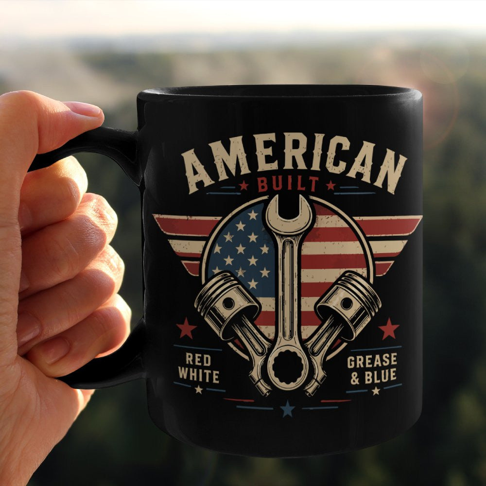 American Built Mechanic Apparel - Patriotic T-Shirt Hoodie & More - grunx260804-0120