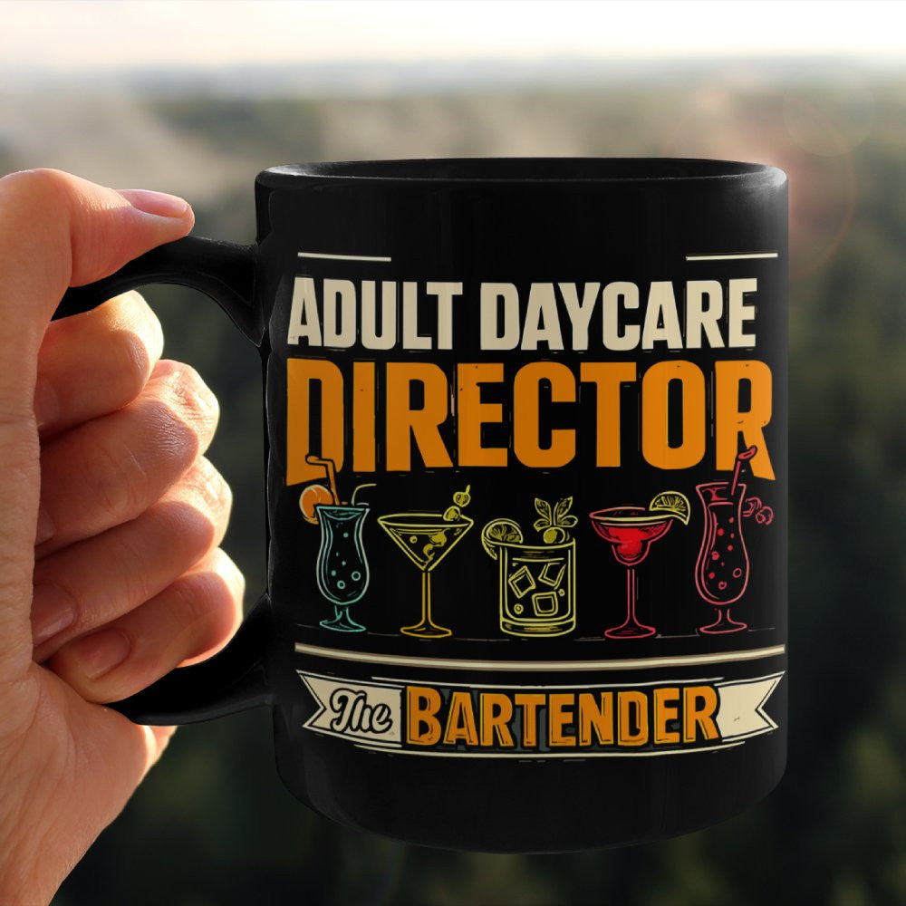 Adult Daycare Director Bartender Apparel - T-Shirt Hoodie & More - grunx260804-0078