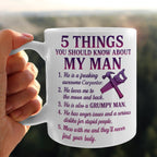5 Things You Should Know - Carpenter Wife Funny T-Shirt, Hoodie & More - grunx260804-0041