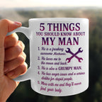 5 Things You Should Know - Mechanic Wife Funny T-Shirt, Hoodie & More - grunx260804-0046