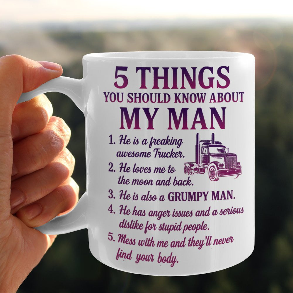 5 Things You Should Know - Trucker Wife Funny T-Shirt, Hoodie & More - grunx260804-0051