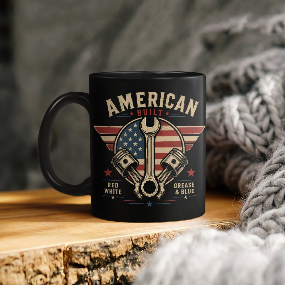 American Built Mechanic Apparel - Patriotic T-Shirt Hoodie & More - grunx260804-0120