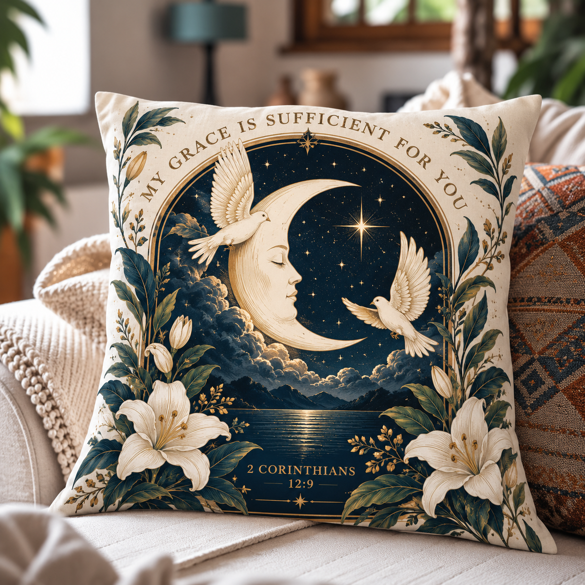 My Grace Is Sufficient For You Pillow