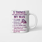 5 Things You Should Know - Trucker Wife Funny T-Shirt, Hoodie & More - grunx260804-0051