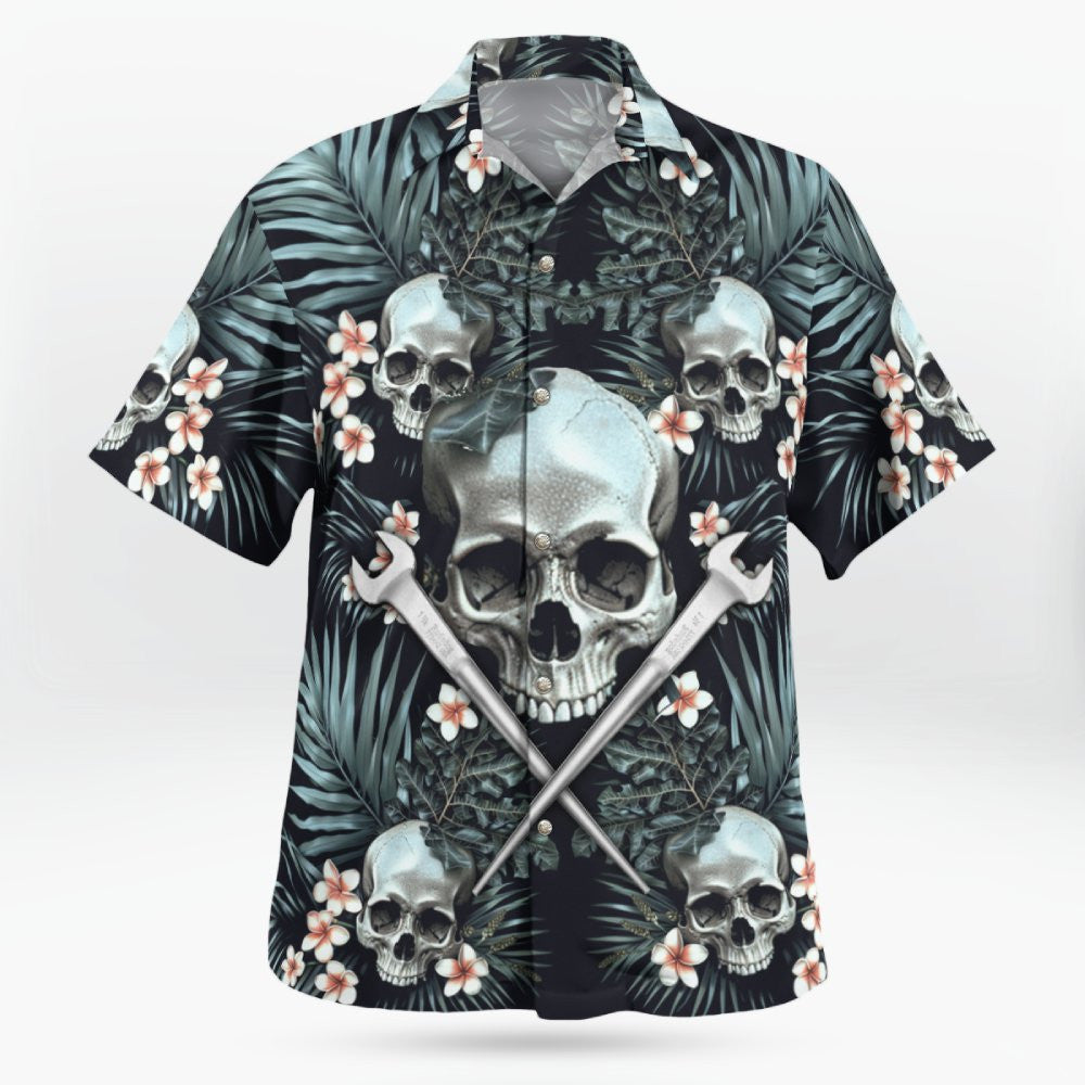 Awesome Ironworker-AOP Hawaii Shirt - grunx260804-0259