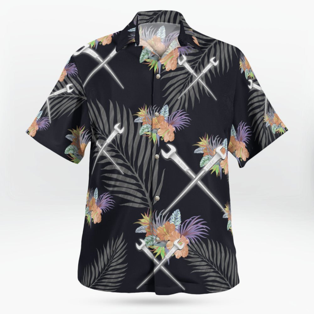 Awesome Ironworker- AOP Hawaiian Shirt - grunx260804-0264
