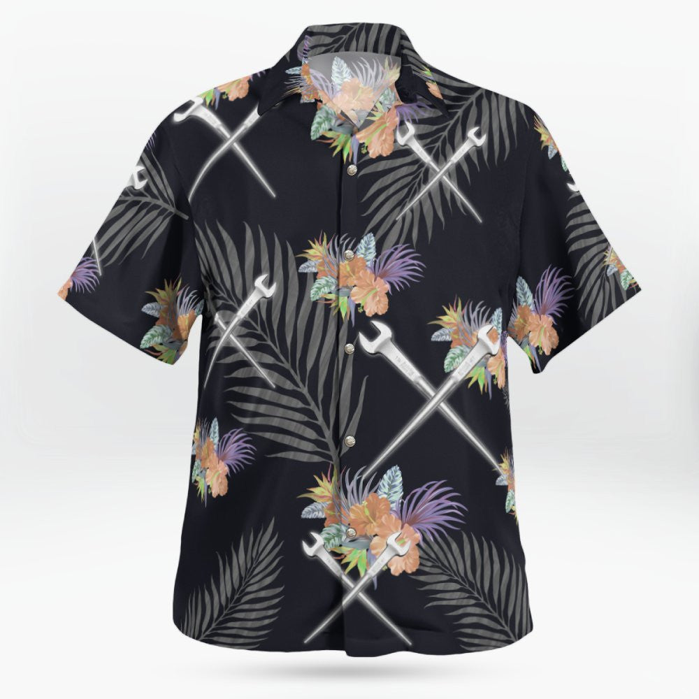 Awesome Ironworker - AOP Hawaiian Shirt - grunx260804-0263