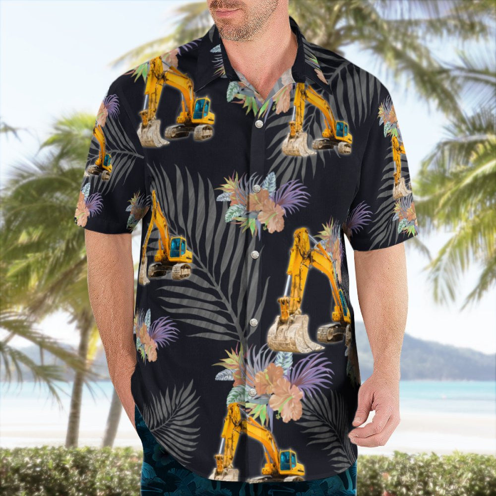 Awesome Heavy Equipment Operator-AOP Hawaii Shirt - grunx260804-0167