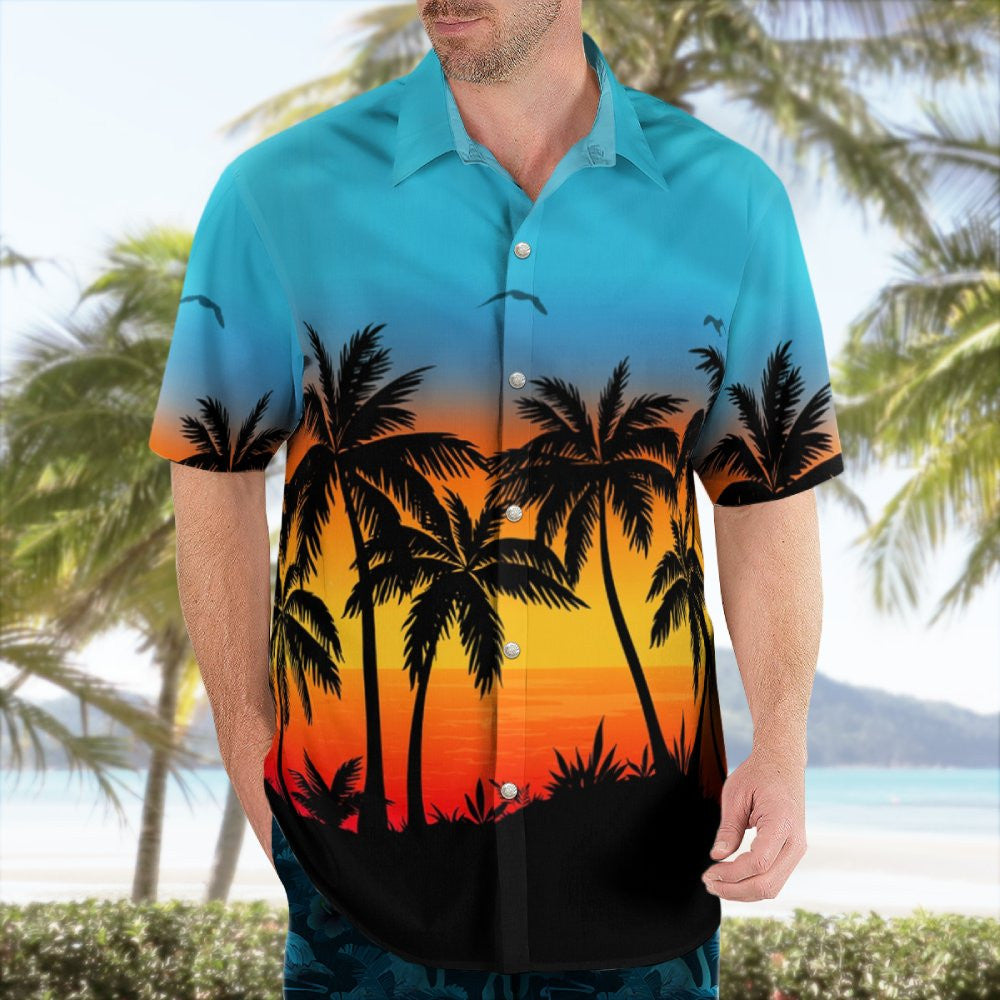 Awesome Firefighter-AOP Hawaii Shirt - grunx260804-0116