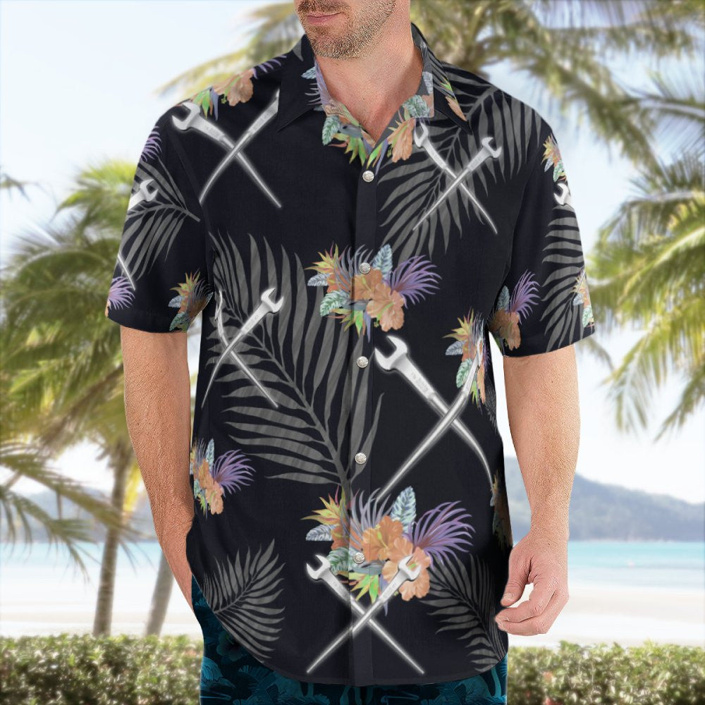 Awesome Ironworker - AOP Hawaiian Shirt - grunx260804-0263