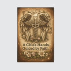 A CNA's Hands Guided By Faith - Portrait Canvas Wall Art - grunx260804-0063