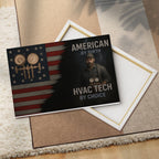 American By Birth HVAC Tech By Choice - HVAC Canvas Poster - grunx260804-0129