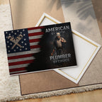 American By Birth Plumber By Choice - Plumber Canvas Poster - grunx260804-0139