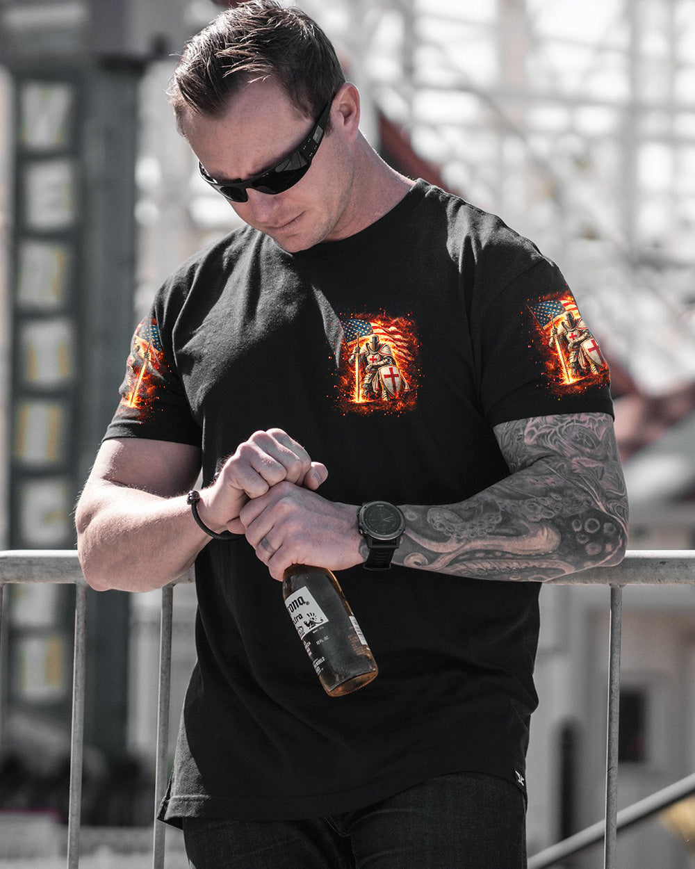 He Who Kneels Before God Warrior Men's All Over Print Shirt - Trunx225941