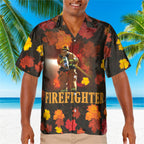 Awesome Firefighter- AOP Pocket Hawaiian Shirt - grunx260804-0127