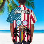Awesome HVAC Tech- AOP Pocket Hawaiian Shirt - grunx260804-0214