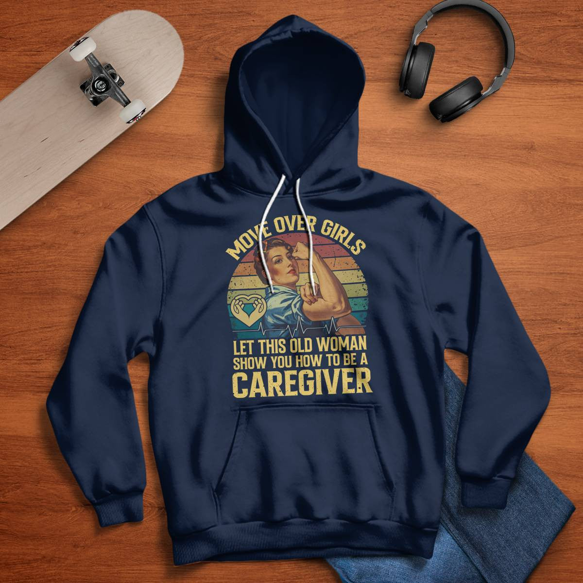 Awesome Caregiver-T-shirt-#F310824OVGIR2FCAREZ4