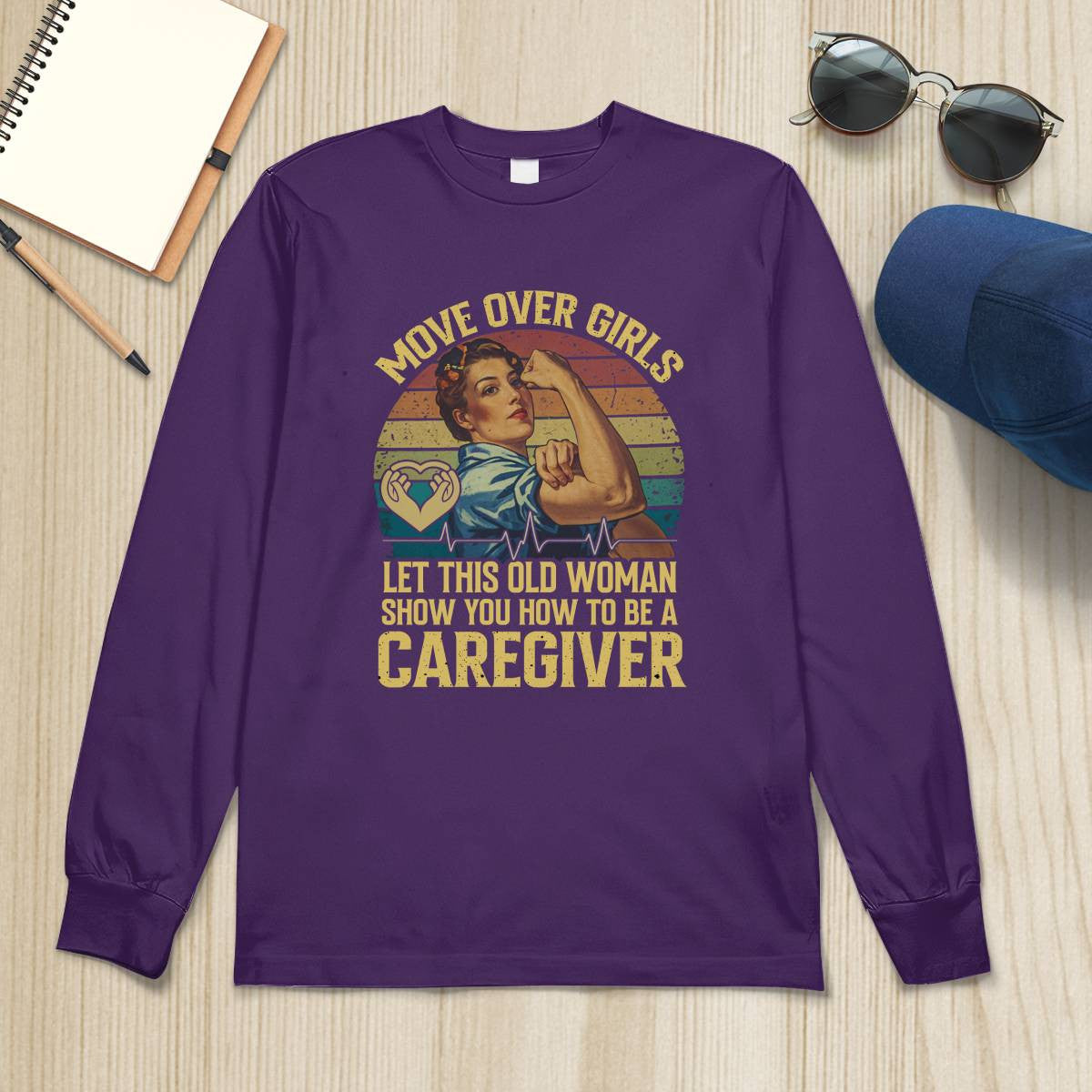 Awesome Caregiver-T-shirt-#F310824OVGIR2FCAREZ4