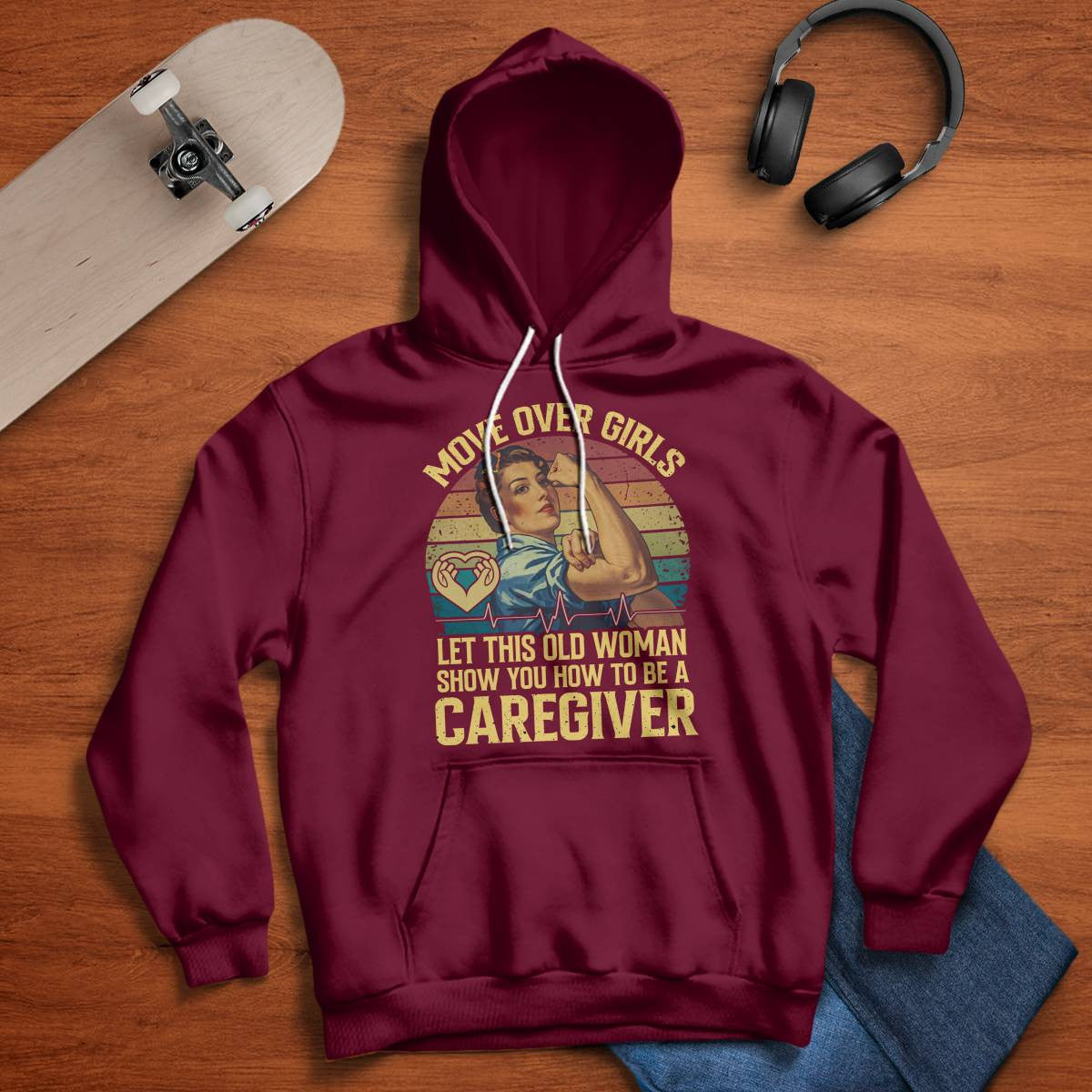 Awesome Caregiver-T-shirt-#F310824OVGIR2FCAREZ4