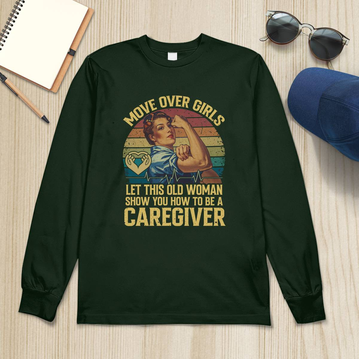 Awesome Caregiver-T-shirt-#F310824OVGIR2FCAREZ4