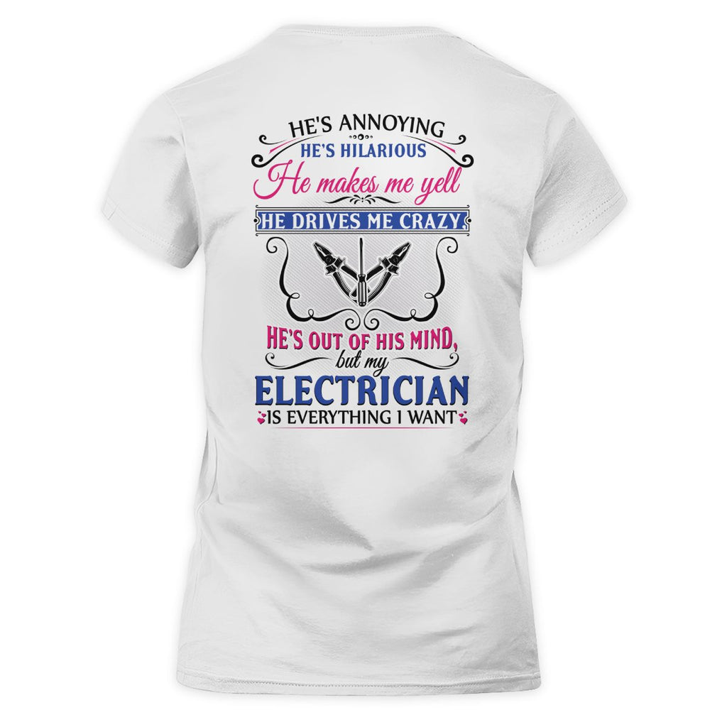 Awesome Electrician's Lady-T-Shirt - grunx260804-0067