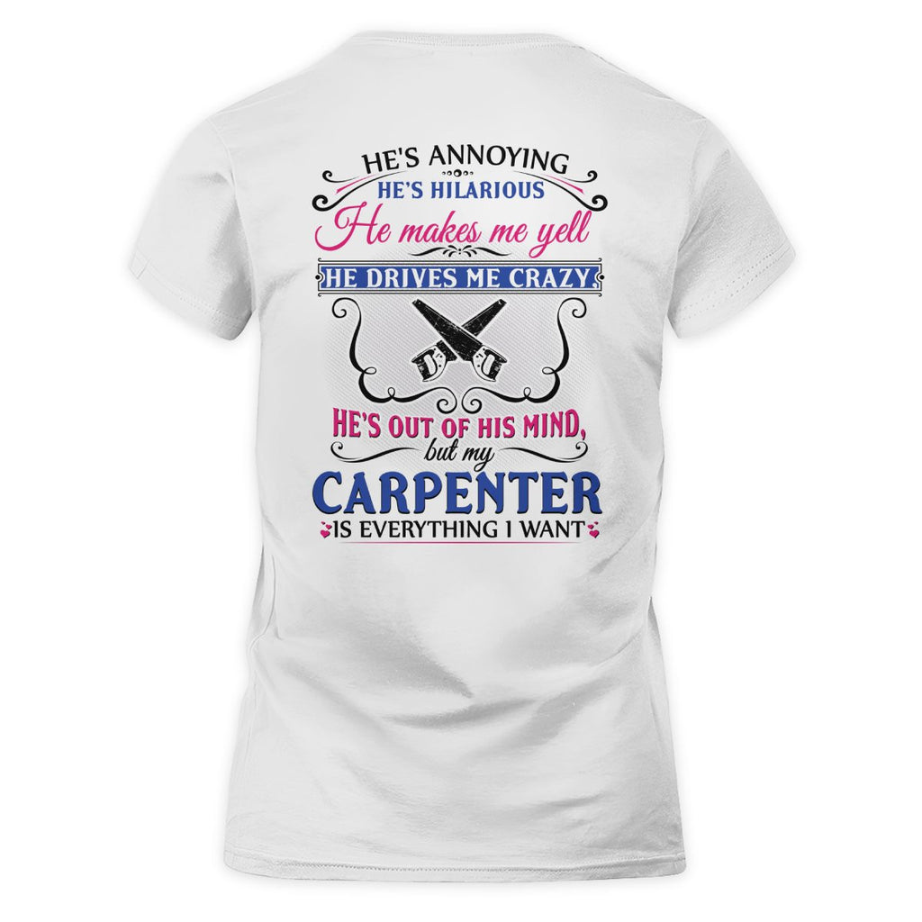 Awesome Carpenter's Lady-T-Shirt-#M110225HILLA5BCARPZ6